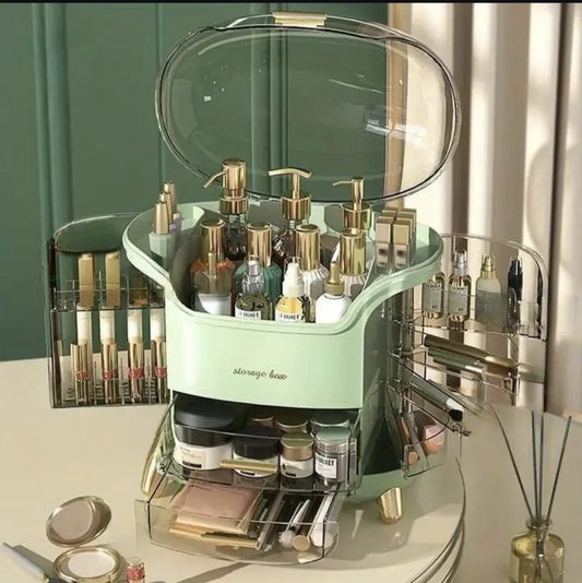 Luxury Cosmetic Organizer Box | Makeup Storage Case Stylish