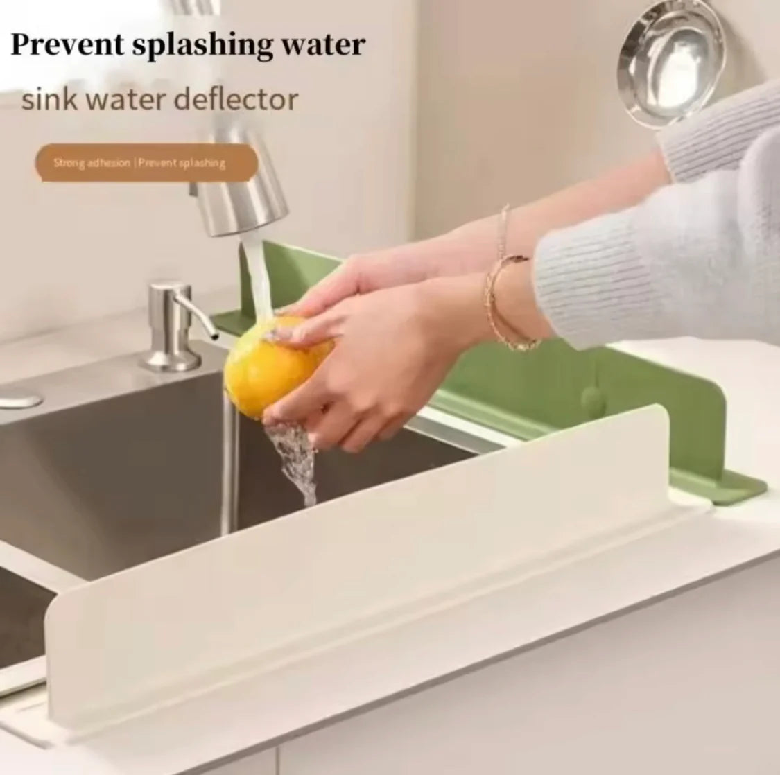 Sink Splash Guard | Silicone Kitchen Sink Water Splash Protector