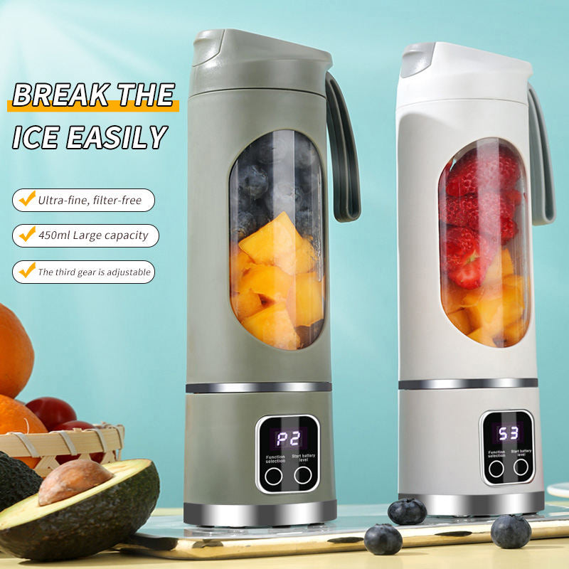 450ml Portable Juicing Cup | Premium Rechargeable Mini Blender