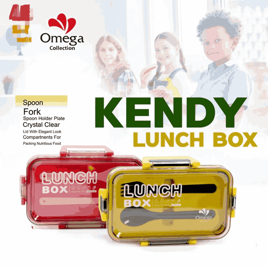 KENDY lunch box with partition and spoon leakproof portable food container for school office travel Aalaa Shop