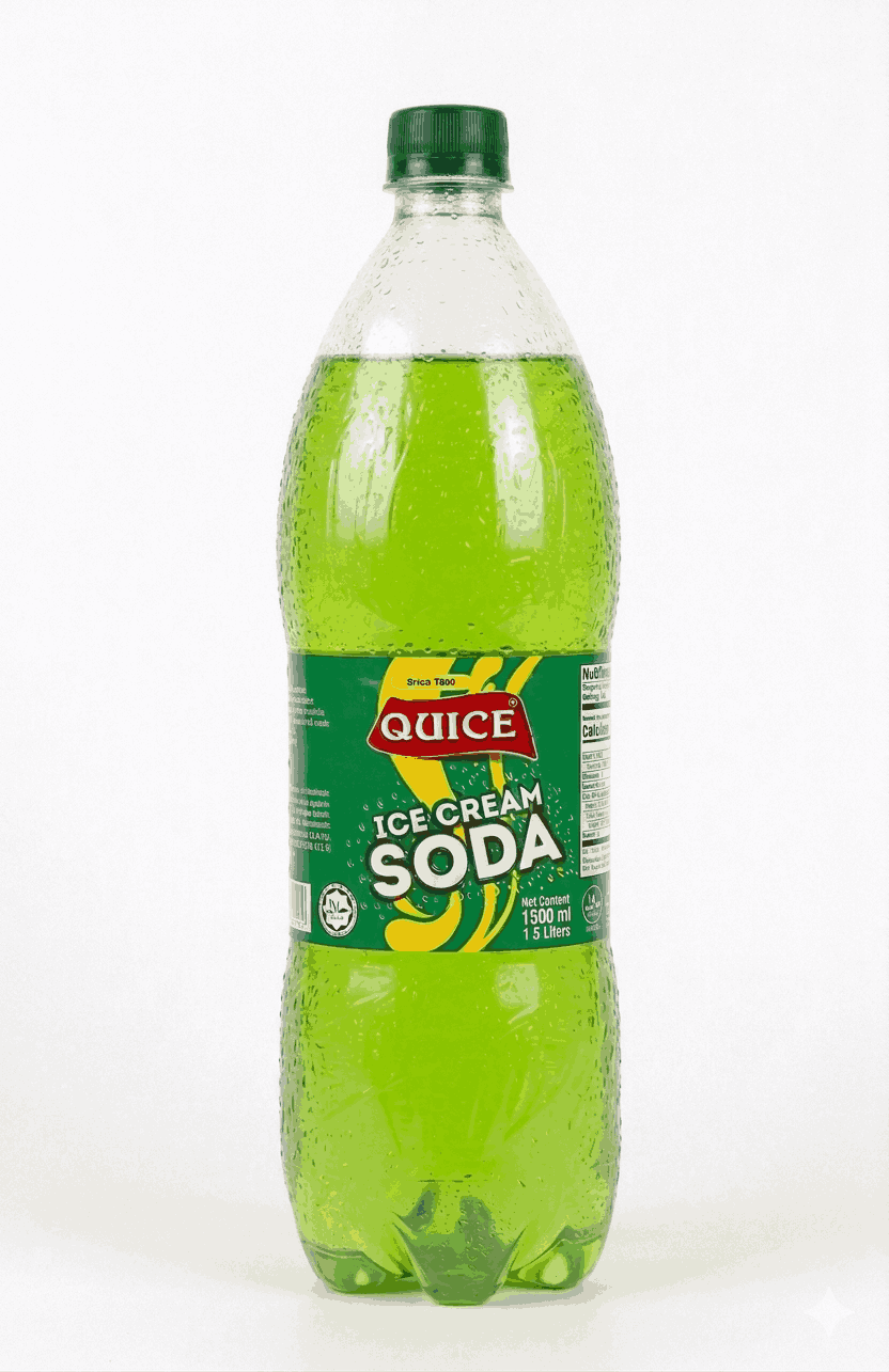 Quice Ice Cream Soda Carbonated Soft Drink Refreshing