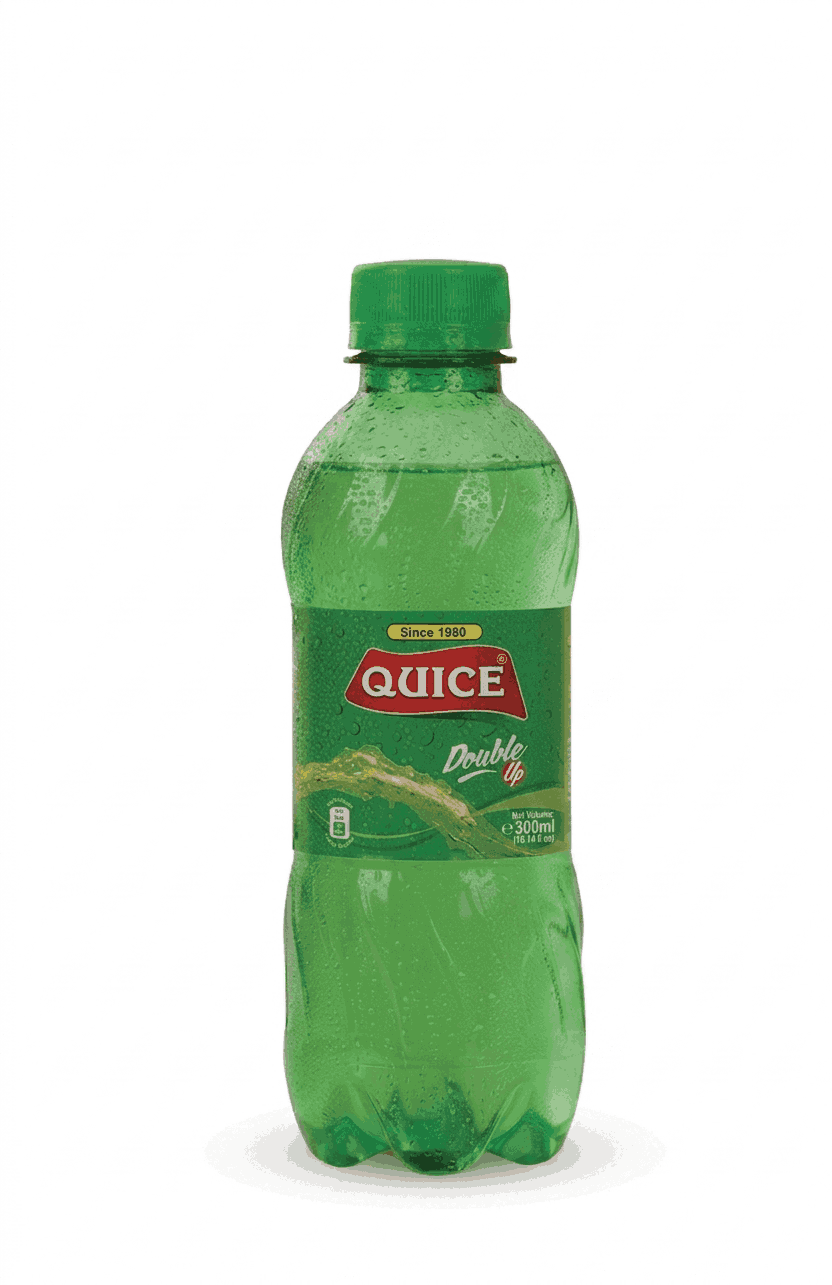 quice double up carbonated soft drink refreshing citrus soda fizzy beverage sparkling citrus flavored drink chilled soft drink Gharsaman