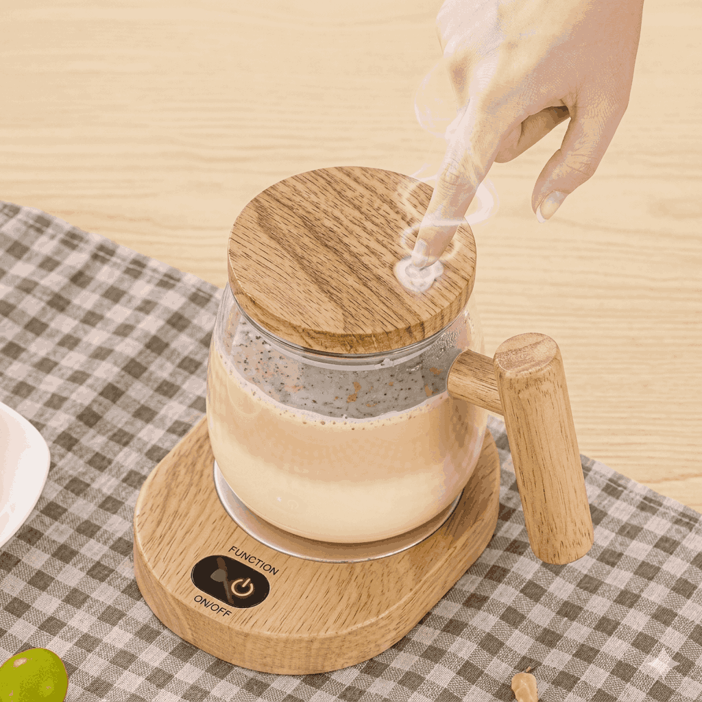 Self stirring electric coffee mug auto mix stainless steel smart cup for coffee tea portable automatic mixing mug Aalaa Shop
