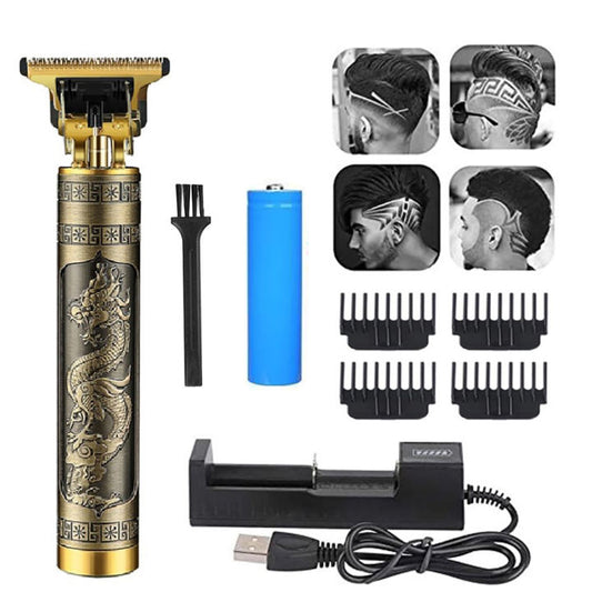 t9 dragon style hair trimmer usb rechargeable beard clipper professional hair cutting machine cordless grooming tool Aalaa Shop
