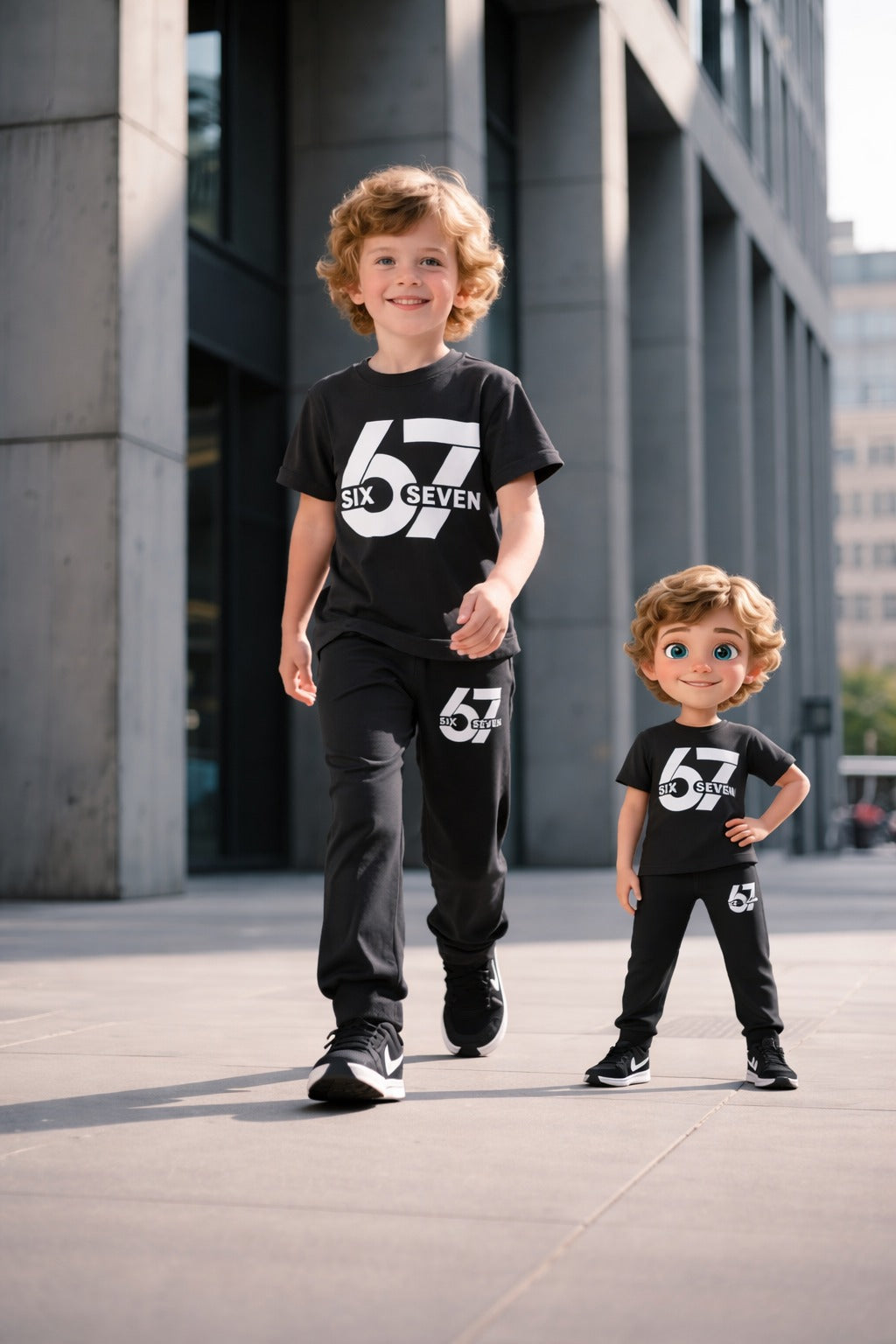boys six seven graphic streetwear t shirt kids Gharsaman