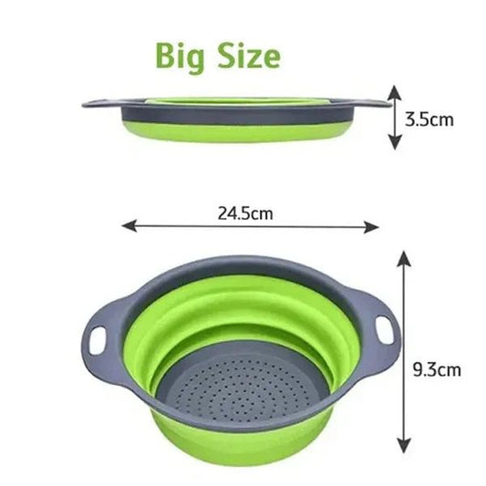Multi-Purpose Foldable Vegetable & Fruit Washing Basket