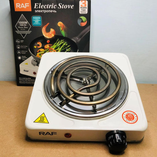RAF 1000W electric stove fast heating hot plate portable single burner kitchen cooking appliance Aalaa Shop