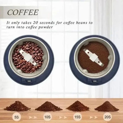 Electric Coffee & Spice Grinder | 200W Stainless Steel Household Grinding Machine