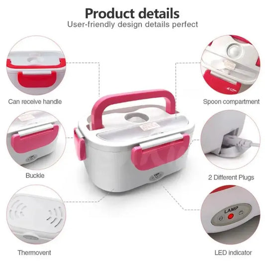 Electric Lunch Boxes - Pink