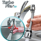 Turbo Flex 360 Flexible Faucet Sprayer | Swivel Sink Tap Extender for Kitchen &amp; Bathroom