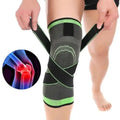 Breathable Elastic Knee Guard Pad with Dual Pressure Straps