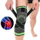 Breathable Elastic Knee Guard Pad with Dual Pressure Straps