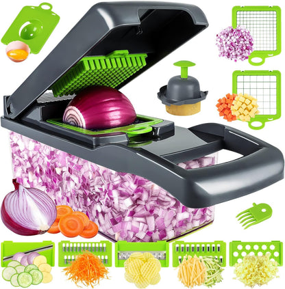 Multifunction Vegetable Chopper | 16-in-1 Kitchen Slicer