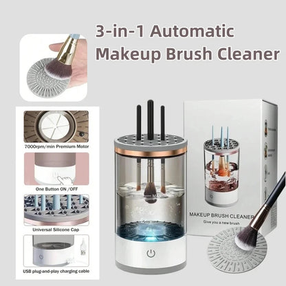 Makeup Brush Cleaner | Automatic Electric Makeup Brush Washing & Cleaning Tool
