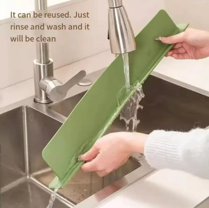Sink Splash Guard | Silicone Kitchen Sink Water Splash Protector