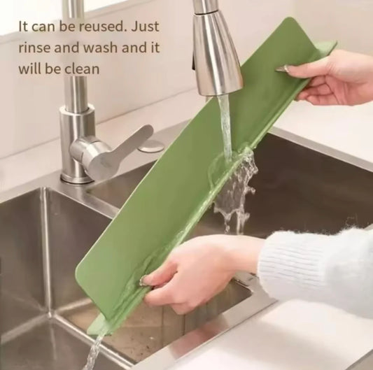Sink Splash Guard | Silicone Kitchen Sink Water Splash Protector