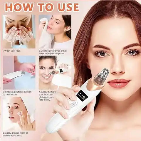 This device offers professional-level pore cleaning at home, helping you achieve clearer and healthier skin without expensive salon treatments.