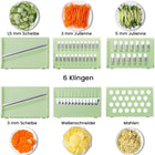 5 in 1 vegetable cutter and mandoline slicer kitchen tool