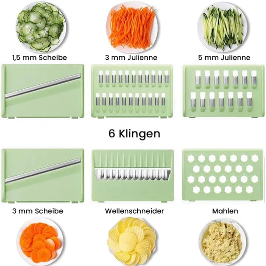 5 in 1 vegetable cutter and mandoline slicer kitchen tool