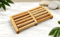 Wooden Foot Massager Roller | Acupressure Foot Massage Tool Pakistan