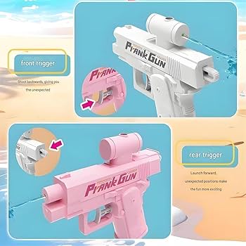 Double-Sided Prank Water Gun for Kids | Big Size Water Blaster Toy