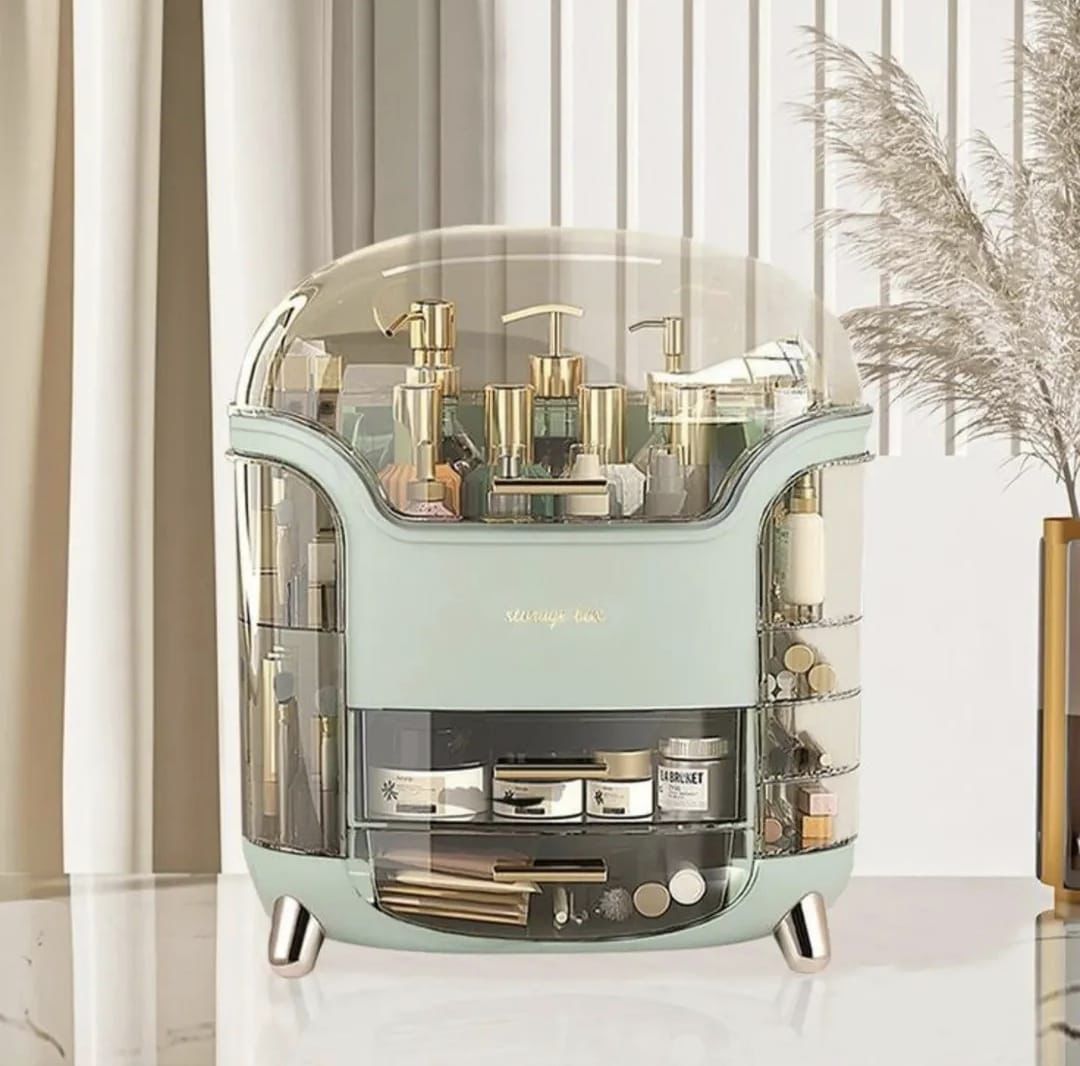 Luxury Cosmetic Organizer Box | Makeup Storage Case Stylish