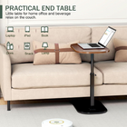 Oval C-Shaped Sofa Side Table | Heavy Quality Laptop & Coffee Table