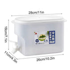 3.5L Refrigerator Beverage Dispenser | Compact Fridge Drink & Water Storage Container