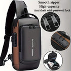 Anti-Theft Crossbody Bag | Waterproof Sling Bag with USB Charging Port