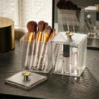 Acrylic Cotton Pad & Swab Storage Box with Lid