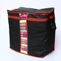 Large Non-Woven Clothes Storage Bag | Foldable Blanket & Quilt Organizer with Transparent Window