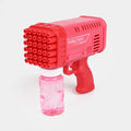 Bubble Gun Kids Toy | 32-Hole Automatic Bubble Blower with Light
