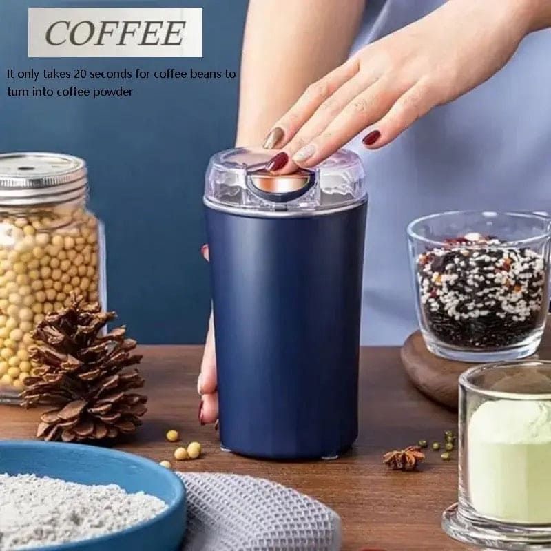 Electric Coffee & Spice Grinder | 200W Stainless Steel Household Grinding Machine