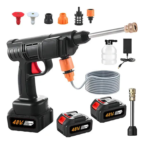 Cordless High Pressure Water Spray Gun | Portable Rechargeable Sprayer