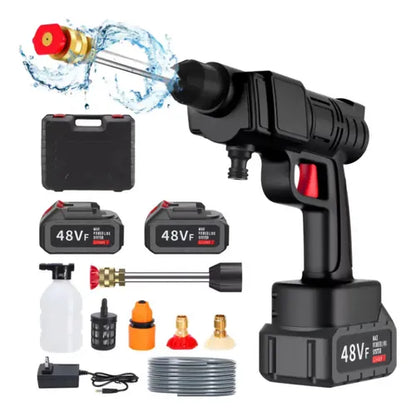 Cordless High Pressure Water Spray Gun | Portable Rechargeable Sprayer