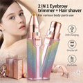 Flawless 2-in-1 Facial & Eyebrow Trimmer Women Grooming Tool