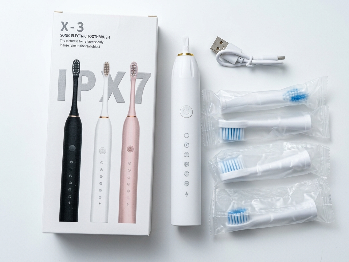 Ultrasonic Sonic Electric Toothbrush USB Rechargeable Smart