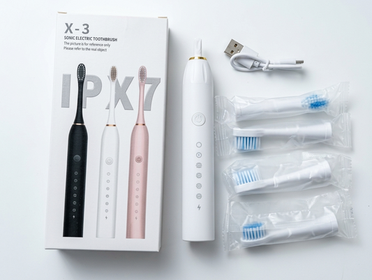 Ultrasonic Sonic Electric Toothbrush USB Rechargeable Smart