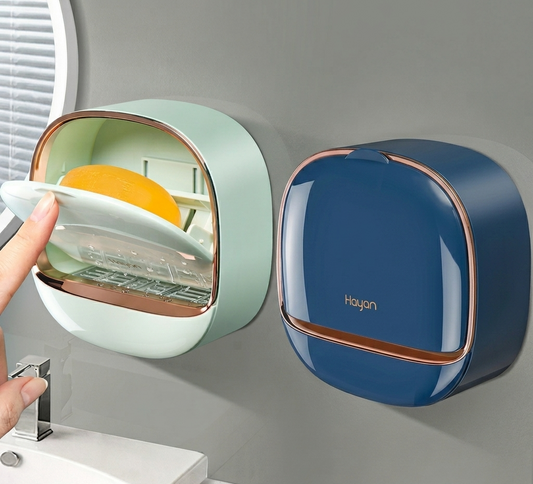 Wall mounted soap dish adhesive heavy duty bathroom soap holder waterproof no drill soap tray organizer Aalaa Shop