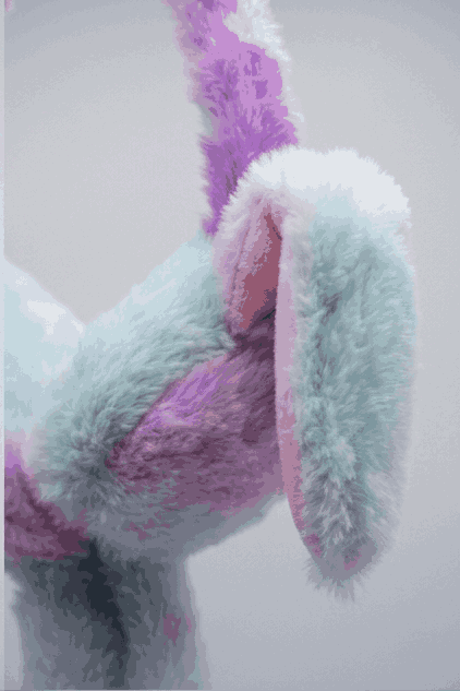 plush bunny ear headband soft cute hair band purple blue makeup spa skincare headband for women girls comfortable stretch hair accessory Gharsaman