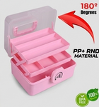 3-layer storage organizer box with compartments multi-purpose home storage for clothes cosmetics accessories Aalaa Shop