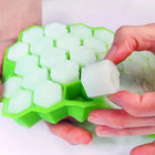 Silicone Ice Cube Trays  with Lids | Multicolor Honeycomb Ice Mold