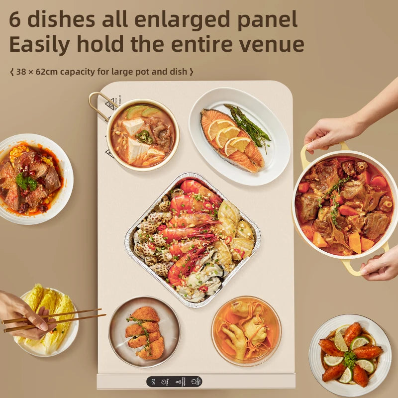Silicone Electric Food Warmer Mat | Portable Food Heating Pad