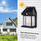 Outdoor LED solar wall lamp waterproof up down light garden balcony patio exterior wall lighting solar powered lamp Aalaa Shop