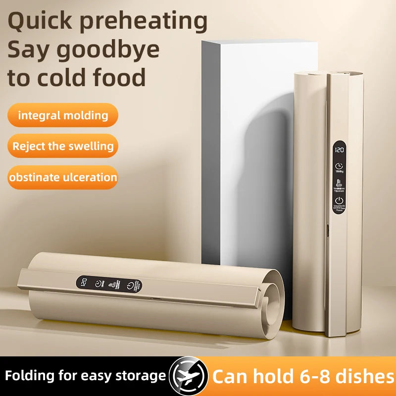 Silicone Electric Food Warmer Mat | Portable Food Heating Pad