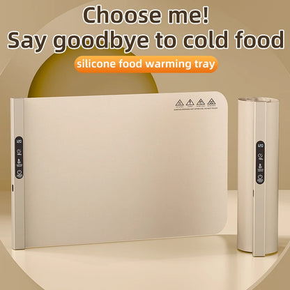 Silicone Electric Food Warmer Mat | Portable Food Heating Pad