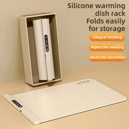 Silicone Electric Food Warmer Mat | Portable Food Heating Pad