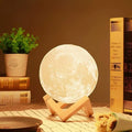USB Moon Lamp 7 Color LED Night Light – Decorative Bedside Lamp