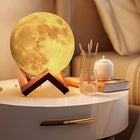 USB moon lamp 7 color LED night light decorative bedside lamp for bedroom kids room aesthetic lighting Aalaa Shop