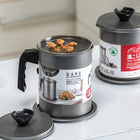 Stainless Steel Oil Filter & Strainer Pot - 1.4L